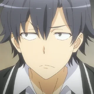 🎲 emoji ☕️Hikigaya, Hachiman☕️ @xxTokyo_Art Telegram sticker 7 of 70
