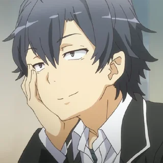 🎲 emoji ☕️Hikigaya, Hachiman☕️ @xxTokyo_Art Telegram sticker 17 of 70