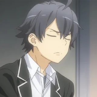 🎲 emoji ☕️Hikigaya, Hachiman☕️ @xxTokyo_Art Telegram sticker 5 of 70