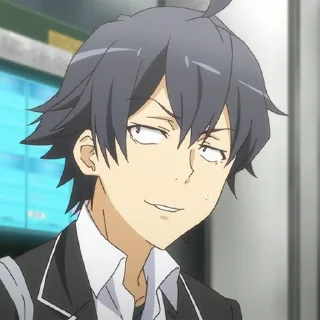 🎲 emoji ☕️Hikigaya, Hachiman☕️ @xxTokyo_Art Telegram sticker 21 of 70