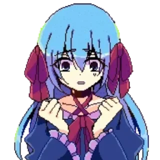 🎀 emoji 𝐶𝑙𝑎𝑖𝑟𝑒 𝐸𝑙𝑓𝑜𝑟𝑑 𝐶ℎ𝑖𝑙𝑑 @WitchsHeartStickeers Telegram sticker 12 of 60
