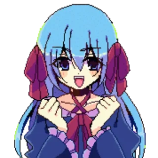🎀 emoji 𝐶𝑙𝑎𝑖𝑟𝑒 𝐸𝑙𝑓𝑜𝑟𝑑 𝐶ℎ𝑖𝑙𝑑 @WitchsHeartStickeers Telegram sticker 9 of 60