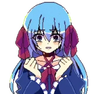 🎀 emoji 𝐶𝑙𝑎𝑖𝑟𝑒 𝐸𝑙𝑓𝑜𝑟𝑑 𝐶ℎ𝑖𝑙𝑑 @WitchsHeartStickeers Telegram sticker 20 of 60
