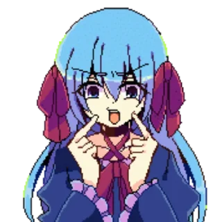 🎀 emoji 𝐶𝑙𝑎𝑖𝑟𝑒 𝐸𝑙𝑓𝑜𝑟𝑑 𝐶ℎ𝑖𝑙𝑑 @WitchsHeartStickeers Telegram sticker 6 of 60