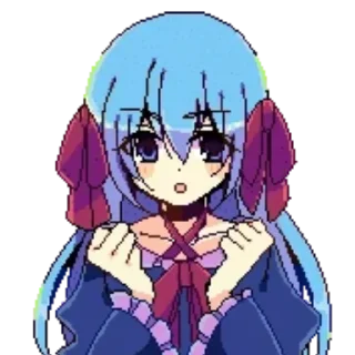 🎀 emoji 𝐶𝑙𝑎𝑖𝑟𝑒 𝐸𝑙𝑓𝑜𝑟𝑑 𝐶ℎ𝑖𝑙𝑑 @WitchsHeartStickeers Telegram sticker 24 of 60