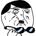 😎 emoji Adolf Troll Telegram sticker 19 of 39