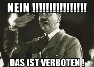 ⛔️ emoji ADOLF Telegram sticker 5 of 75