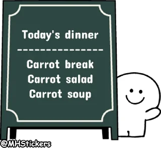 😋 emoji @MHStickers Spoiled Rabbit Message Smile Person Telegram sticker 7 of 25