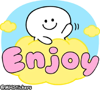 😇 emoji @MHStickers Spoiled Rabbit Smile Person Kind Words Telegram sticker 12 of 41