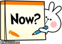 ⌚ emoji @MHStickers Spoiled Rabbit Useful Talk Telegram sticker 6 of 41
