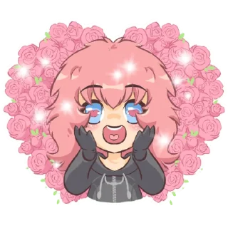 😍 emoji Organization XIII Telegram sticker 17 of 45
