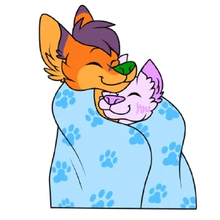 🤗 emoji Fluffy Foxy Telegram sticker 5 of 120