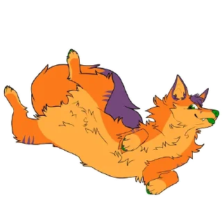 ✋ emoji Fluffy Foxy Telegram sticker 7 of 120