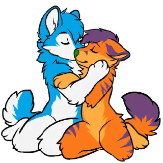 🤗 emoji Fluffy Foxy Telegram sticker 6 of 120