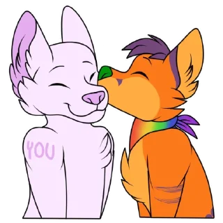 😘 emoji Fluffy Foxy Telegram sticker 14 of 120