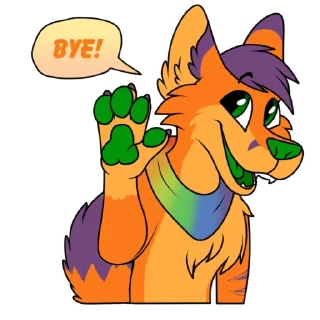 Sticker from Fluffy Foxy
