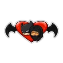😜 emoji Batman Telegram sticker 10 of 48
