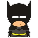 😕 emoji Batman Telegram sticker 15 of 48