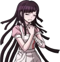 😩 emoji Mikan Tsumiki [Waifu] 💜 Telegram sticker 14 of 42