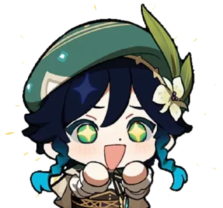 Sticker from Genshin reacts @carlysticker