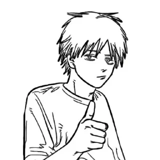 ✋ emoji Denji @forgttonrealm Telegram sticker 9 of 39