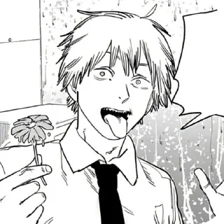 ✋ emoji Denji @forgttonrealm Telegram sticker 14 of 39