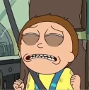 Sticker from rick and morty