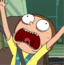 Sticker from rick and morty