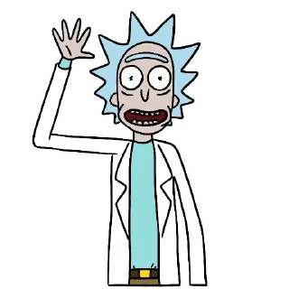 🙋‍♂️ emoji Rick and Morty by @TheYehudi Telegram sticker 15 of 119