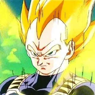 ➿ emoji ᳀ Vegeta ༐ @ot_anime Telegram sticker 17 of 40