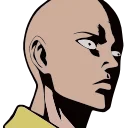 🤨 emoji Saitama @AM_stickers Telegram sticker 14 of 15