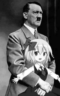 Sticker from 卐Hitler Senpai卐'@The_otaku_man