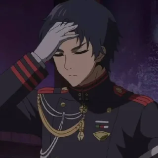 🙄 emoji Guren Ichinose Telegram sticker 14 of 28
