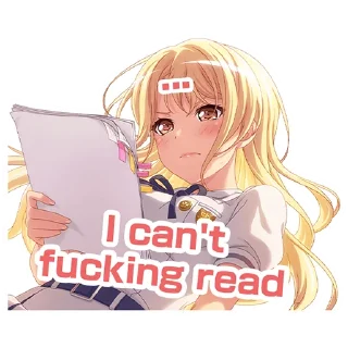 🤨 emoji BanG Dream! Custom Stickers Telegram sticker 21 of 53