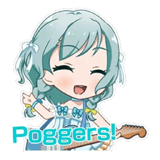 😊 emoji BanG Dream! Custom Stickers Telegram sticker 1 of 53
