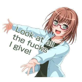 👀 emoji BanG Dream! Custom Stickers Telegram sticker 6 of 53