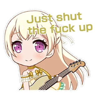 🙂 emoji BanG Dream! Custom Stickers Telegram sticker 3 of 53