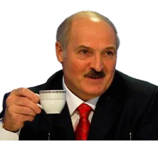 ☕ emoji President of Belarus Telegram sticker 10 of 39