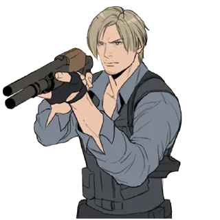 😒 emoji Resident Evil @Nekostickerss Telegram sticker 18 of 108