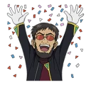 🎉 emoji Evangelion Telegram sticker 17 of 39