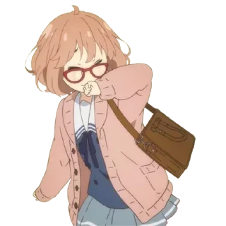 😳 emoji Anime Girls Telegram sticker 20 of 25