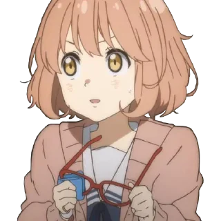 👓 emoji Anime Girls Telegram sticker 18 of 25