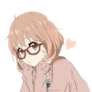 ❤️ emoji Anime Girls Telegram sticker 17 of 25