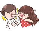 👊 emoji Boobib Cute Couples ( For Girl ) Telegram sticker 22 of 41