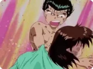 Sticker from Sebastian's Yu Yu Hakusho love