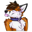 👅 emoji Milo Fox Stickers Telegram sticker 16 of 35