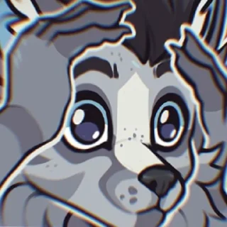 😨 emoji Tay & friends Telegram sticker 24 of 119