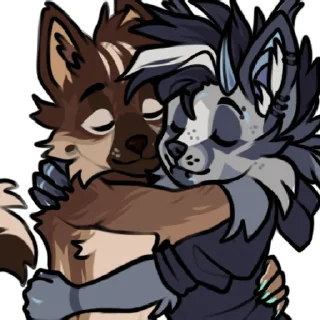 🫂 emoji Tay & friends Telegram sticker 9 of 119