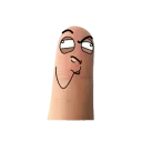 🤔 emoji aida finger Telegram sticker 11 of 25