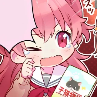 😿 emoji 🍓! airi momoi !🍓 Telegram sticker 12 of 27